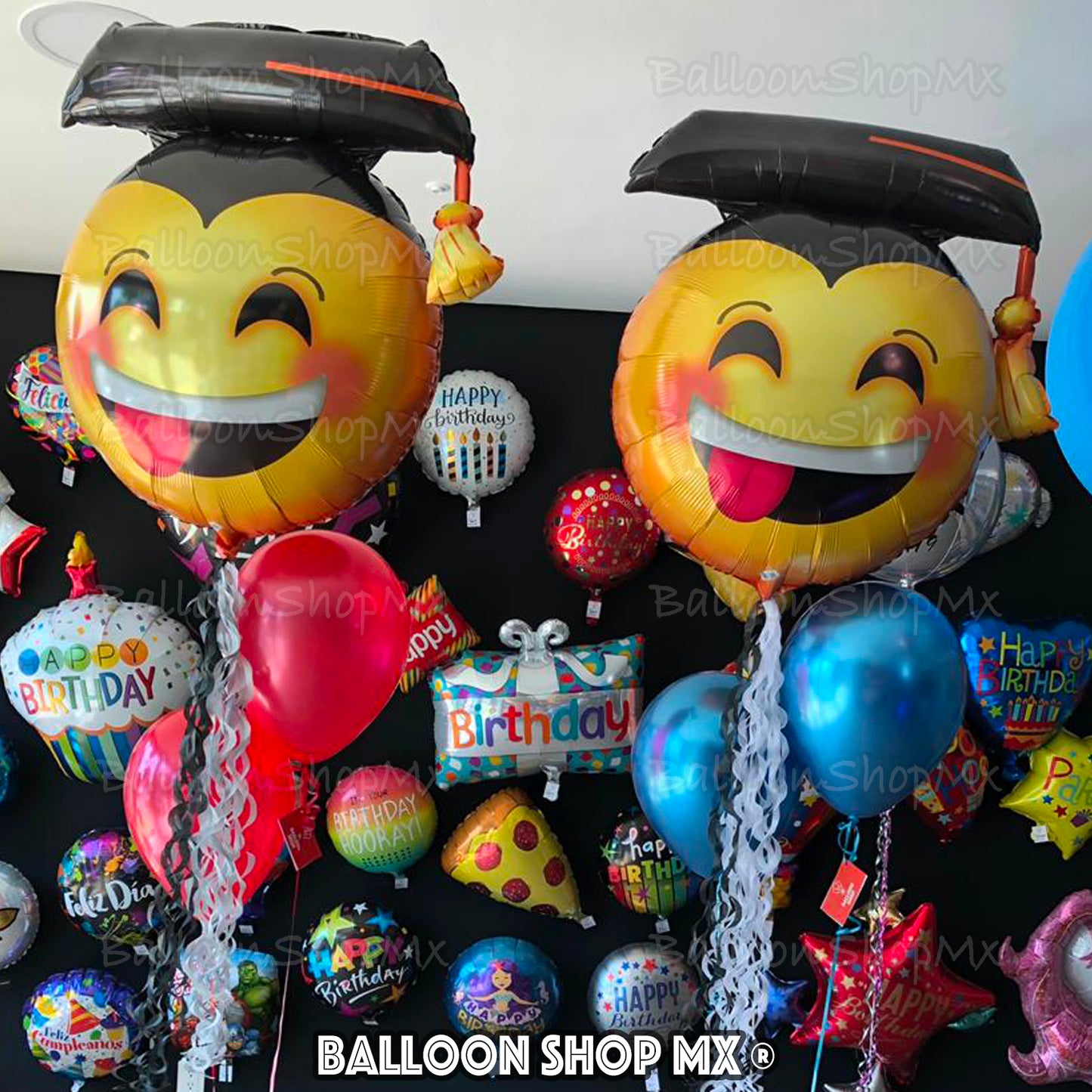 Barba jumbo negro/plata