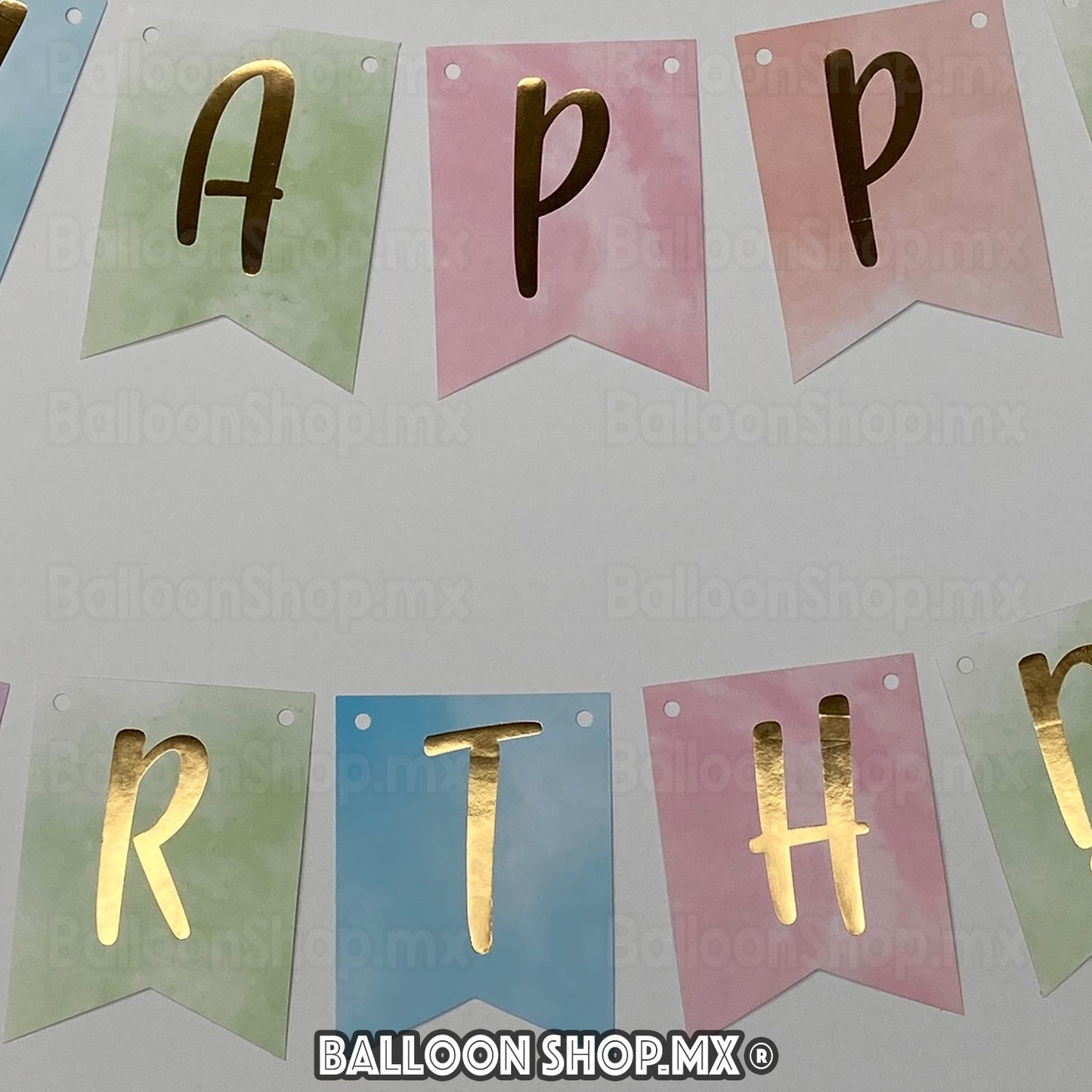 Banner HBD colores pastel