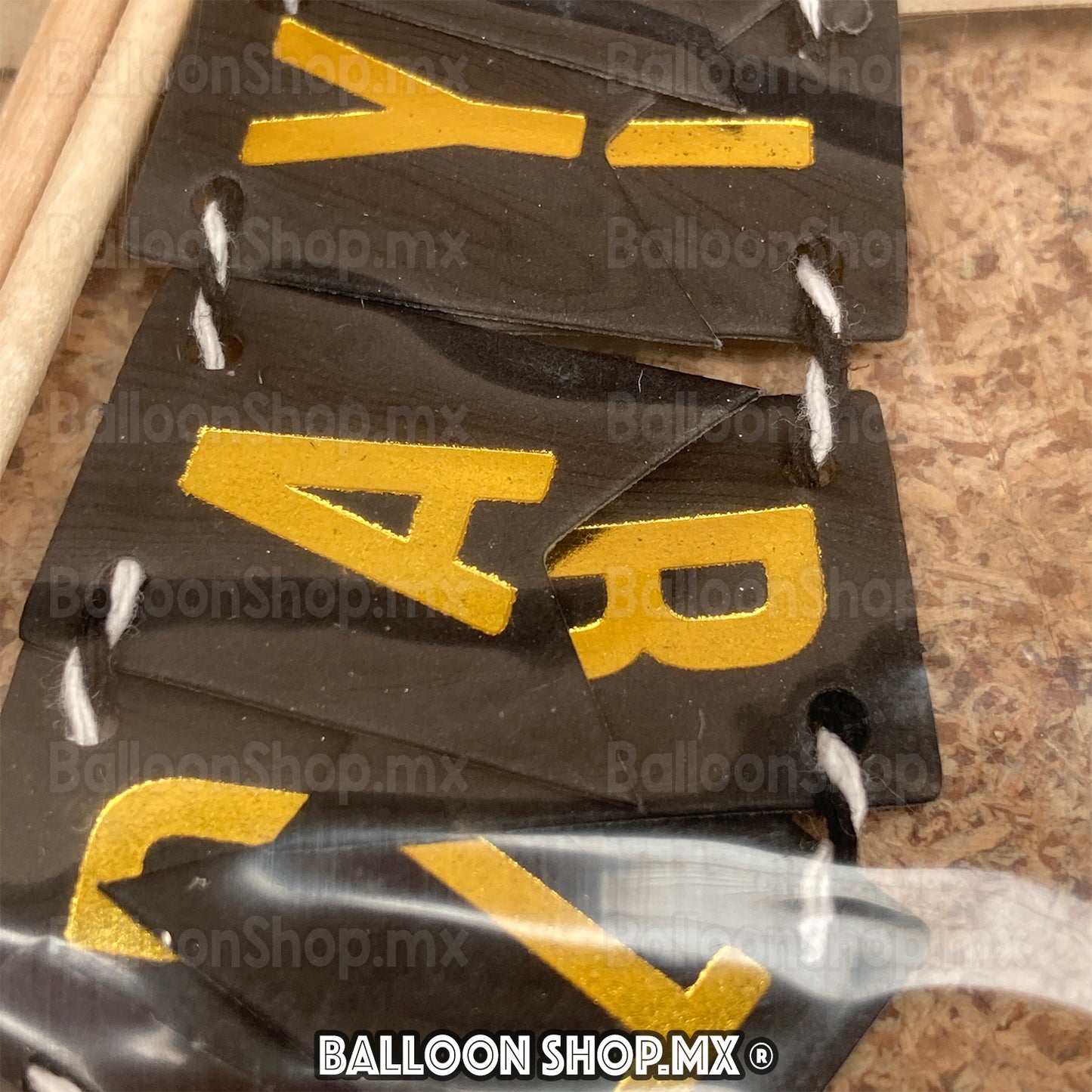 Banderines HBD para pastel