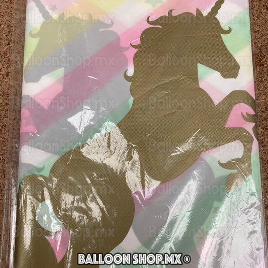 Mantel unicornio dorado