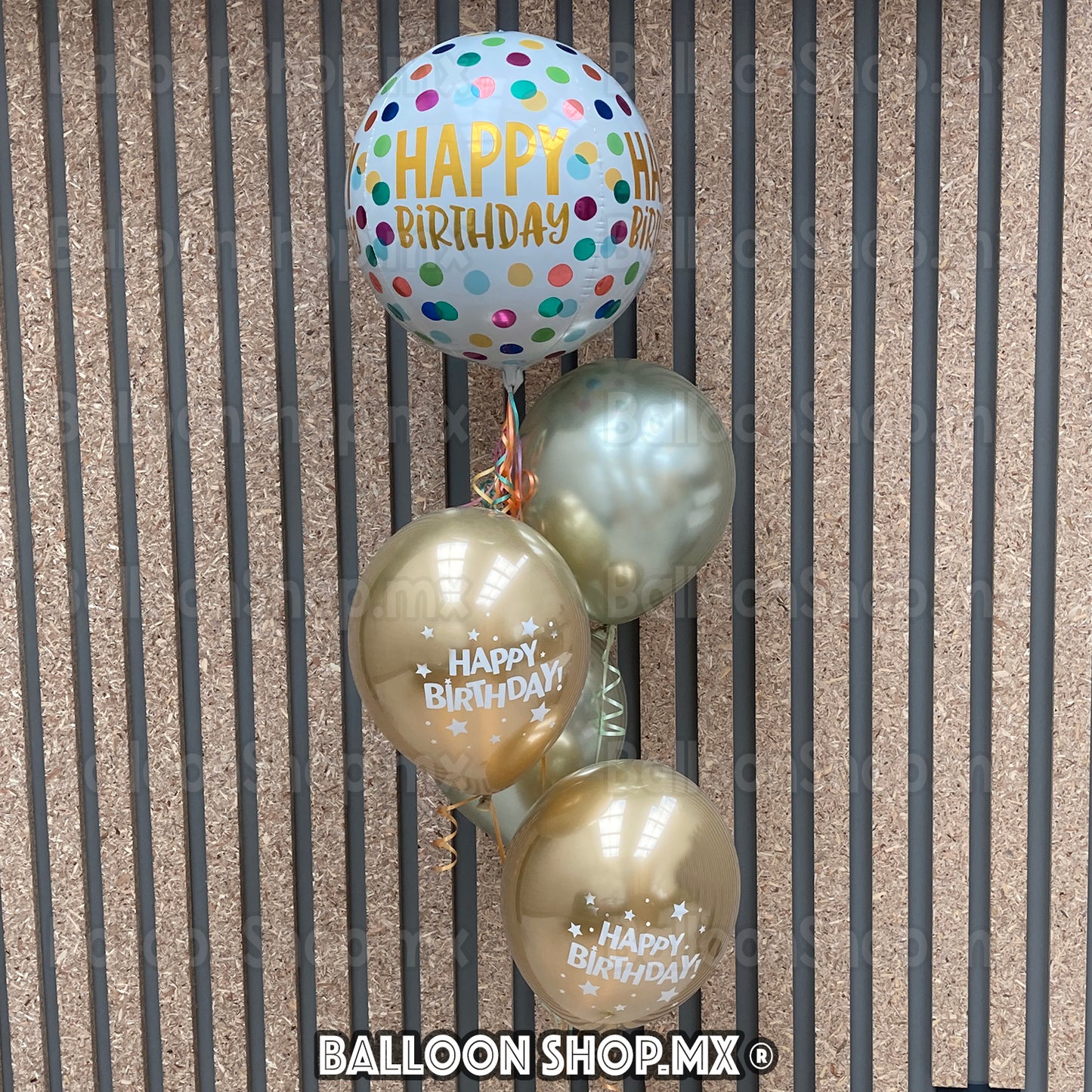 Burbuja confeti satinado