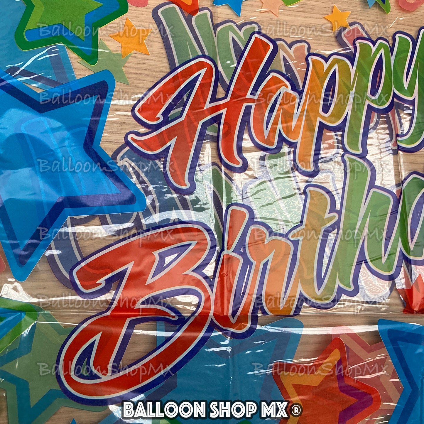 Transparente con estrellas