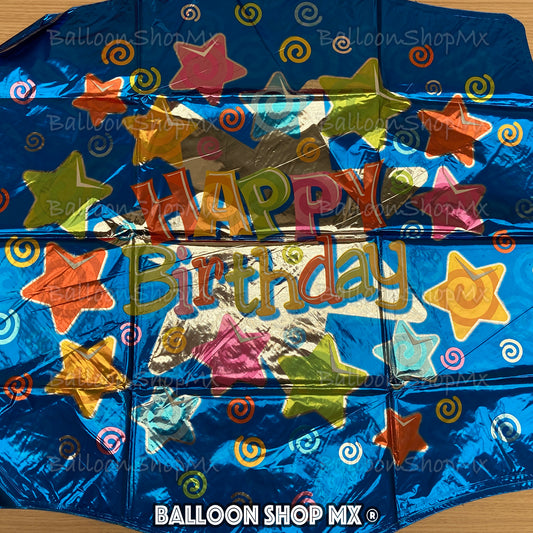 Explosión azul metálico