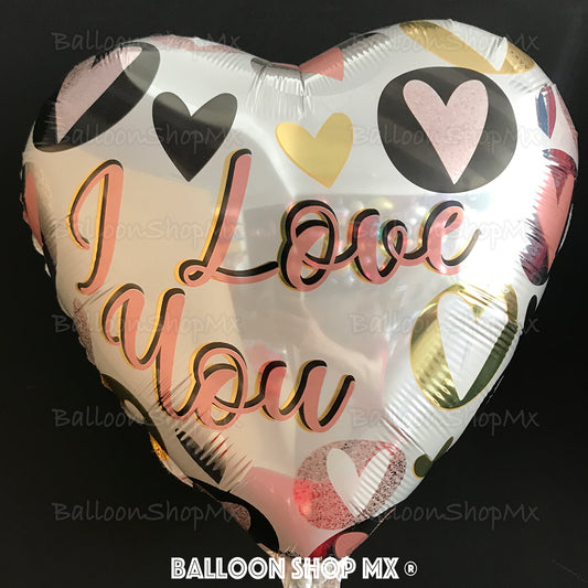 Corazón blanco minerales