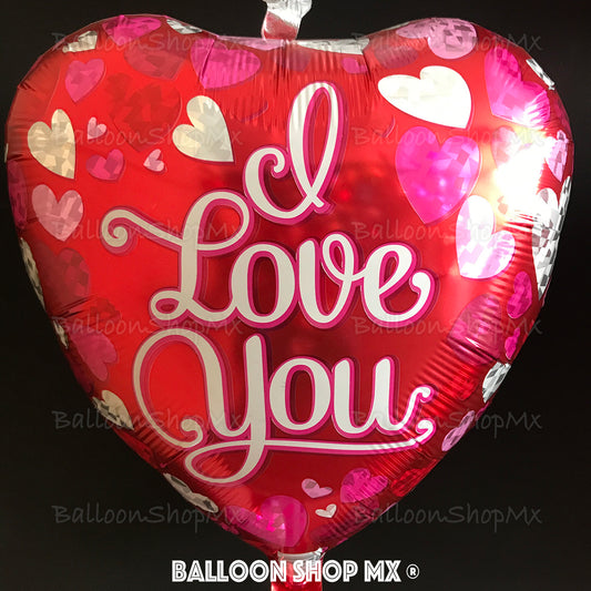 Corazones holográficos