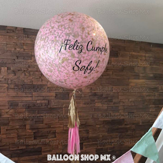 Gigante con confeti 80 cm