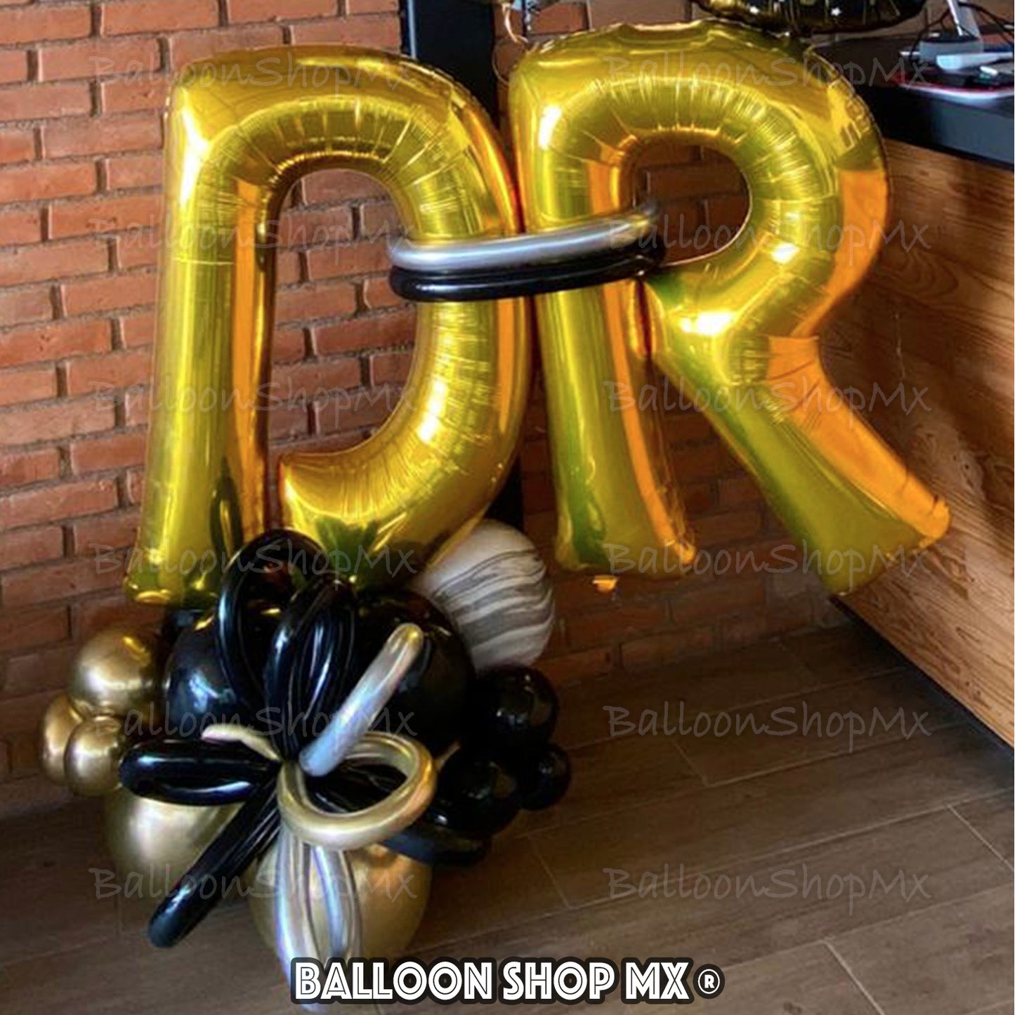 Látex marmoleado negro