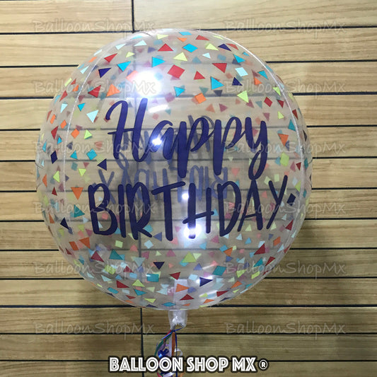 Burbuja con triángulos