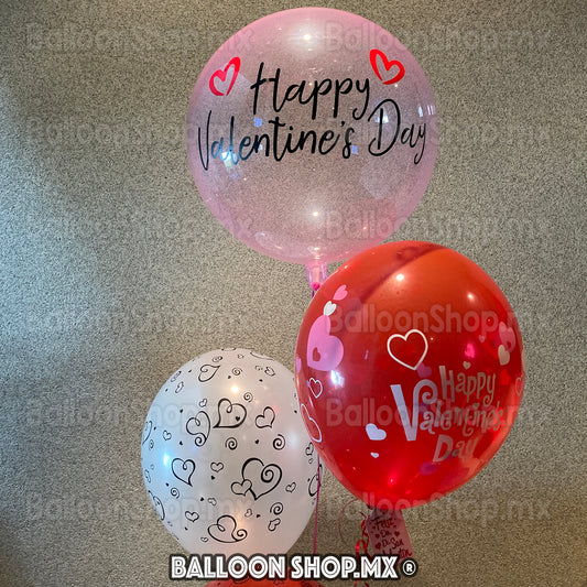 Mini burbuja Valentine's 35 cm
