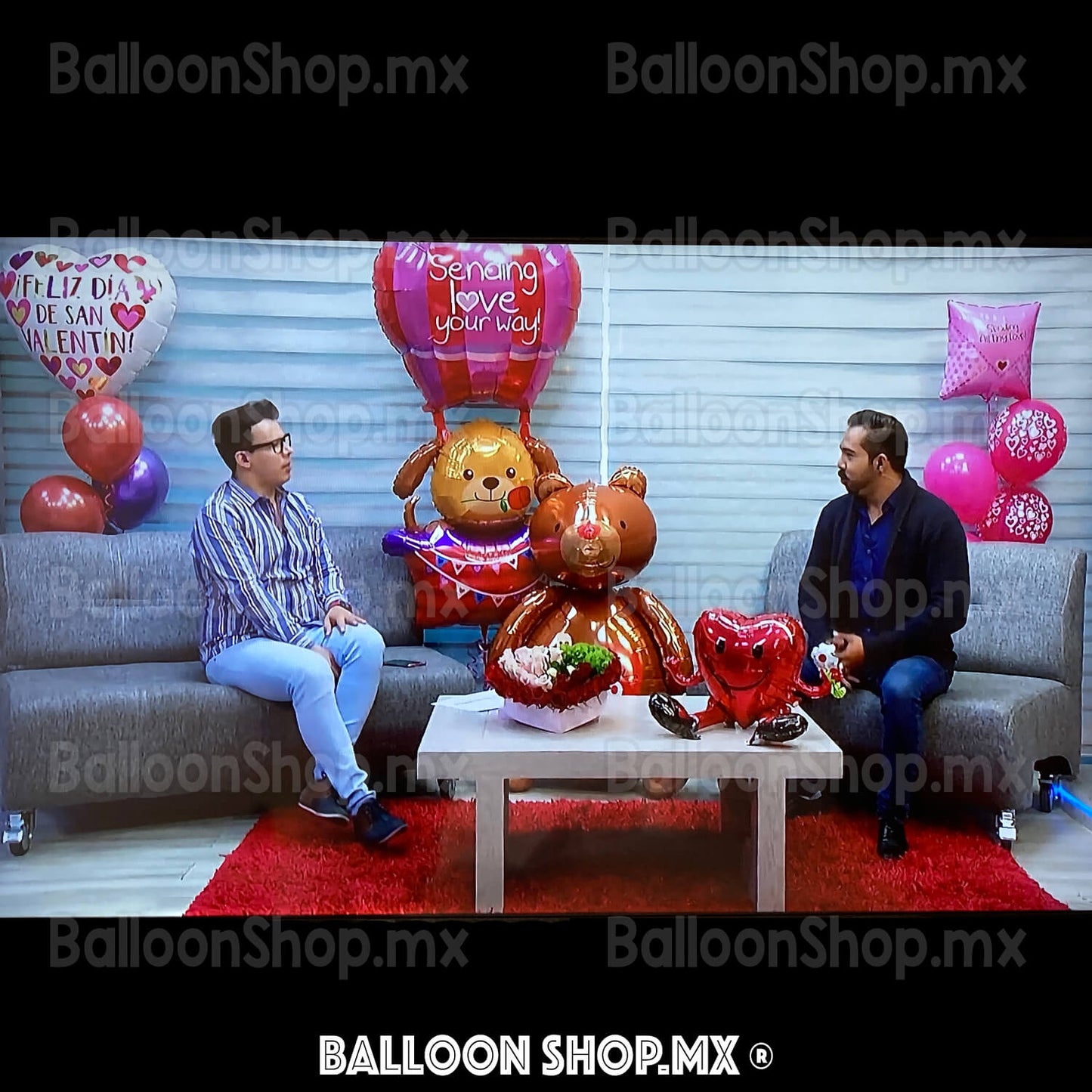 Aerostático gigante con perrito