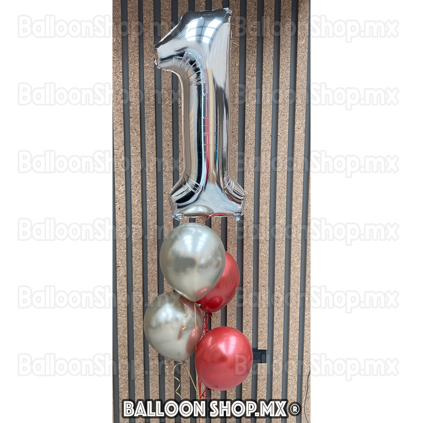 Números grandes en plata