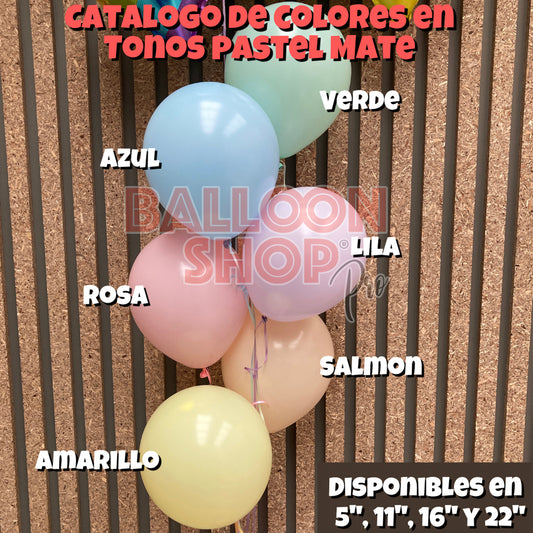 Burbuja pastel salmón 55 cm