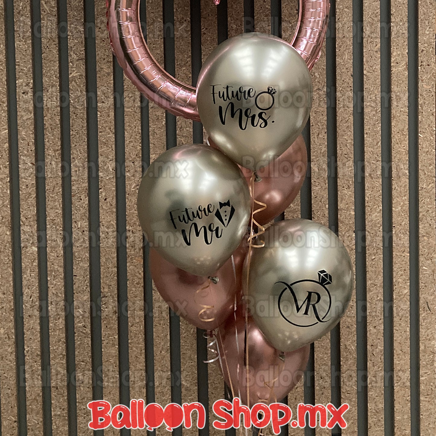 Látex cromado champagne