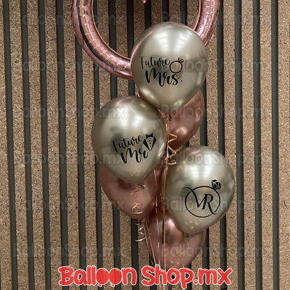 Látex cromado champagne