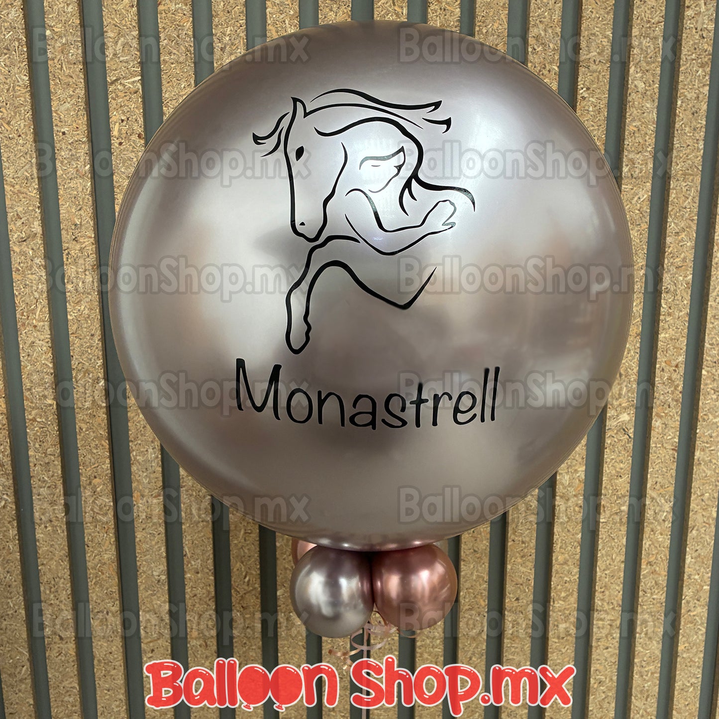 Burbuja cromada cuarzo 55 cm