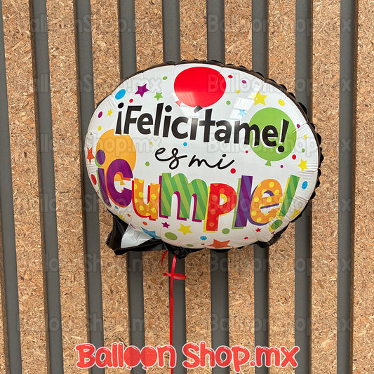 ¡Felicítame! burbuja texto