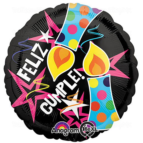 Velas con estrellas chico