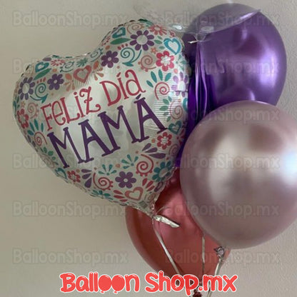 Corazón Feliz Día Mamá