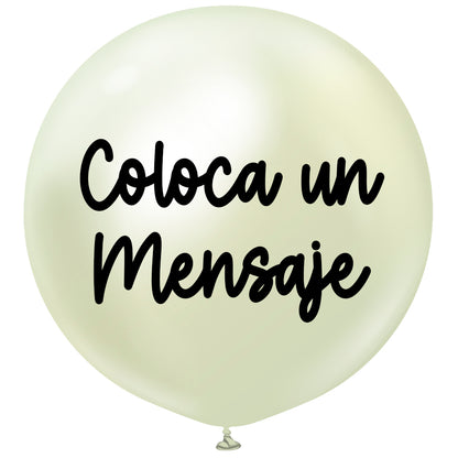 Burbuja cromada jadeita 55 cm