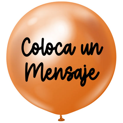 Burbuja cromada cobre 55 cm