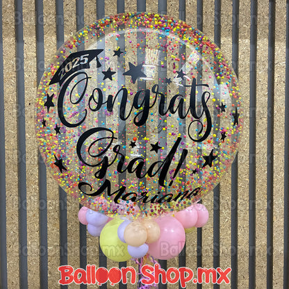 Burbuja con esferitas 55cm