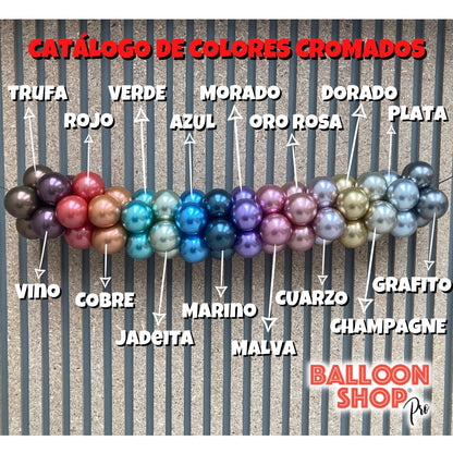 Látex cromado morado