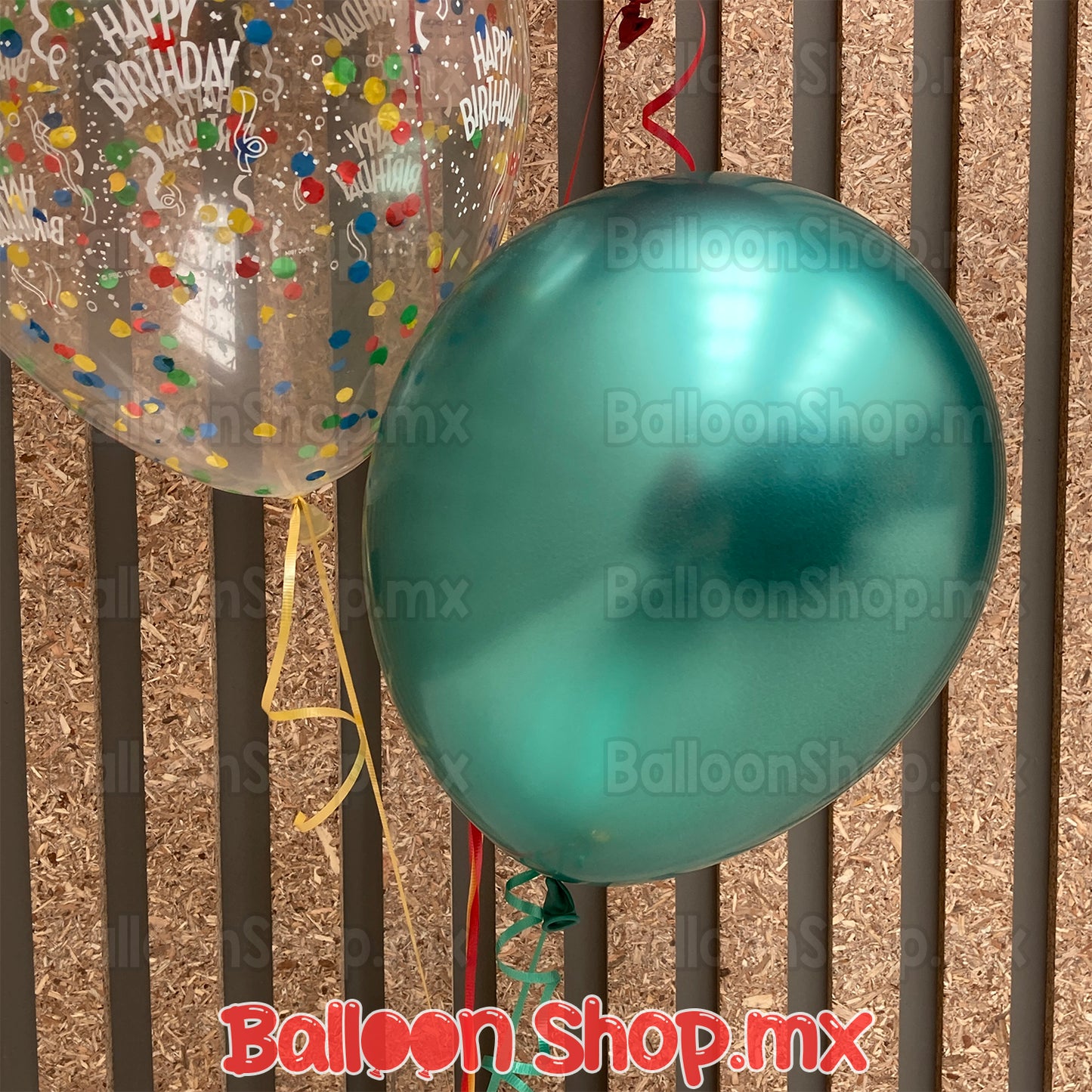 Látex cromado verde