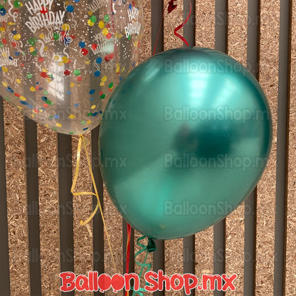 Látex cromado verde