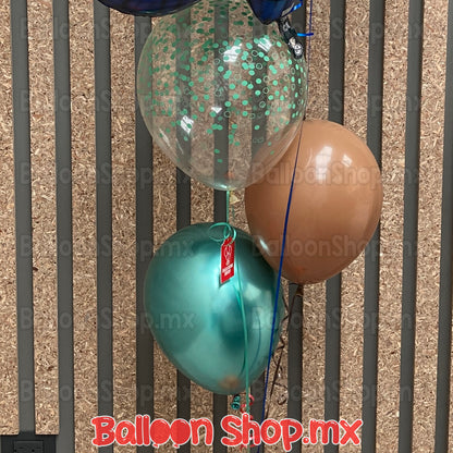 Látex cromado verde