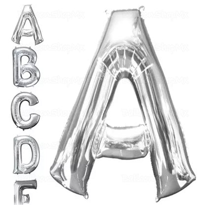 Letras chicas en plata