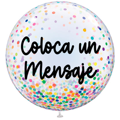 Gigante con confeti 80 cm