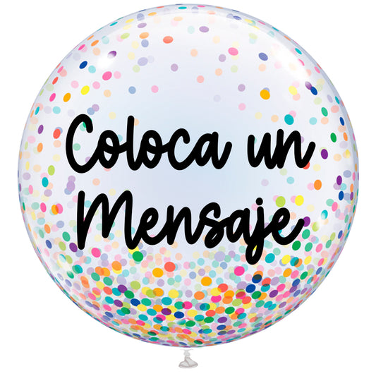 Gigante con confeti 70 cm