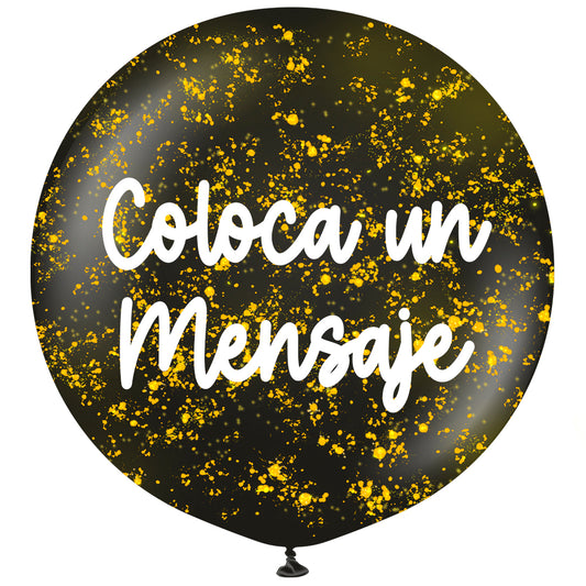 Burbuja con hoja de oro 55cm