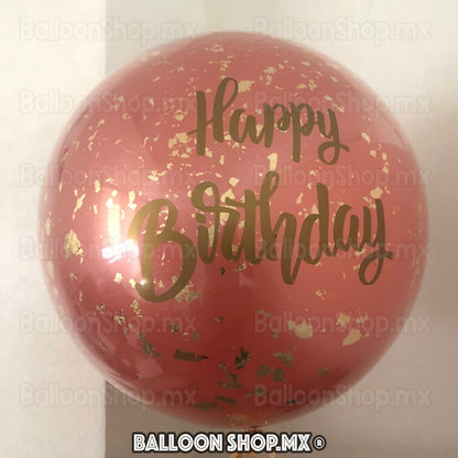 Burbuja con hoja de oro 55cm