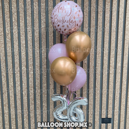 Números chicos en plata