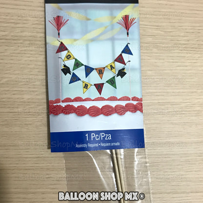 Letrero para pastel graduación