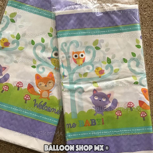 Mantel animalitos del bosque