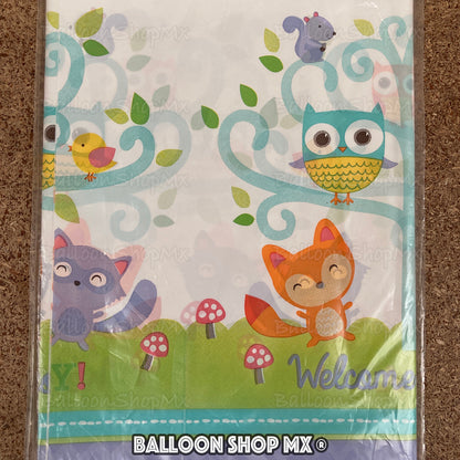 Mantel animalitos del bosque