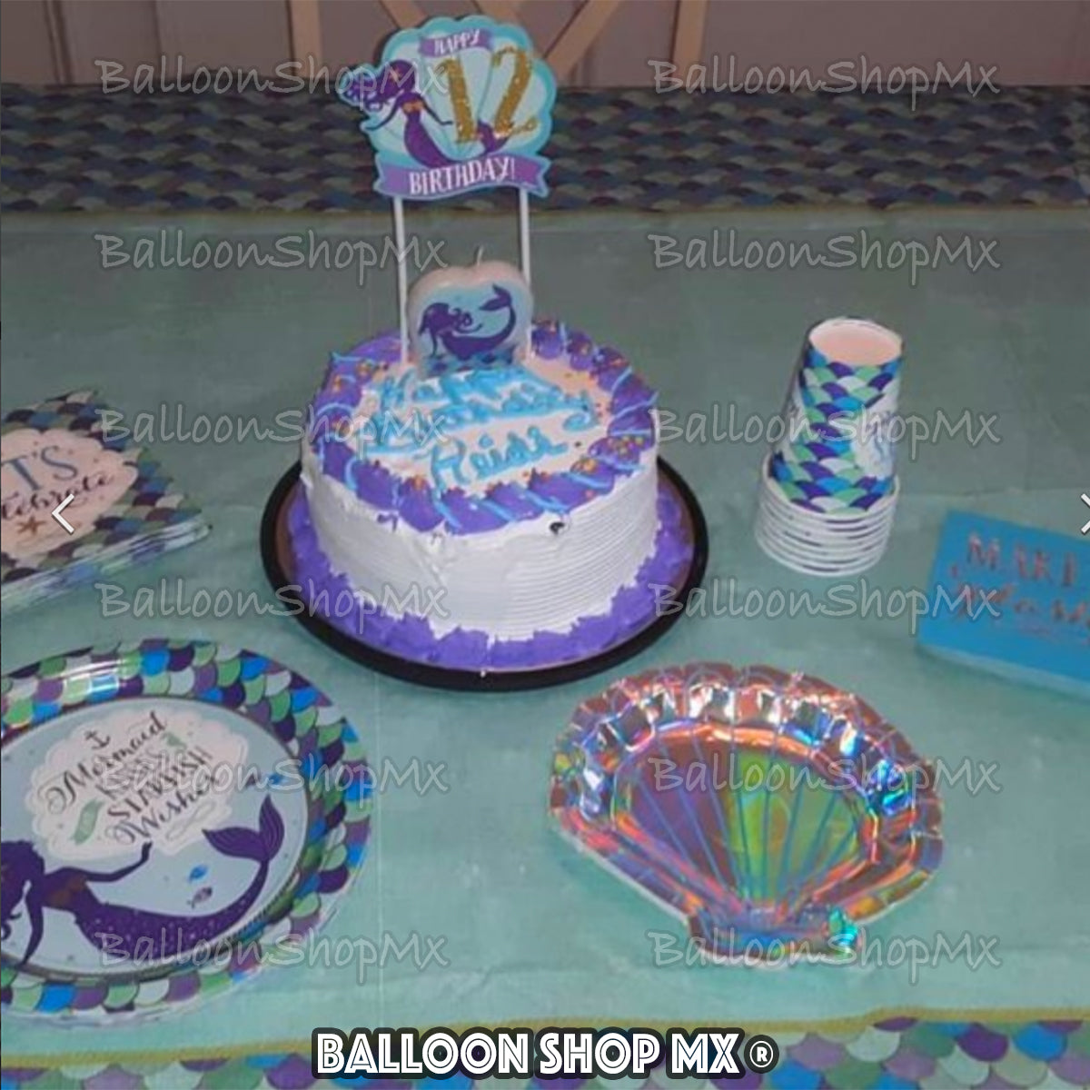 Mantel escamas de sirena