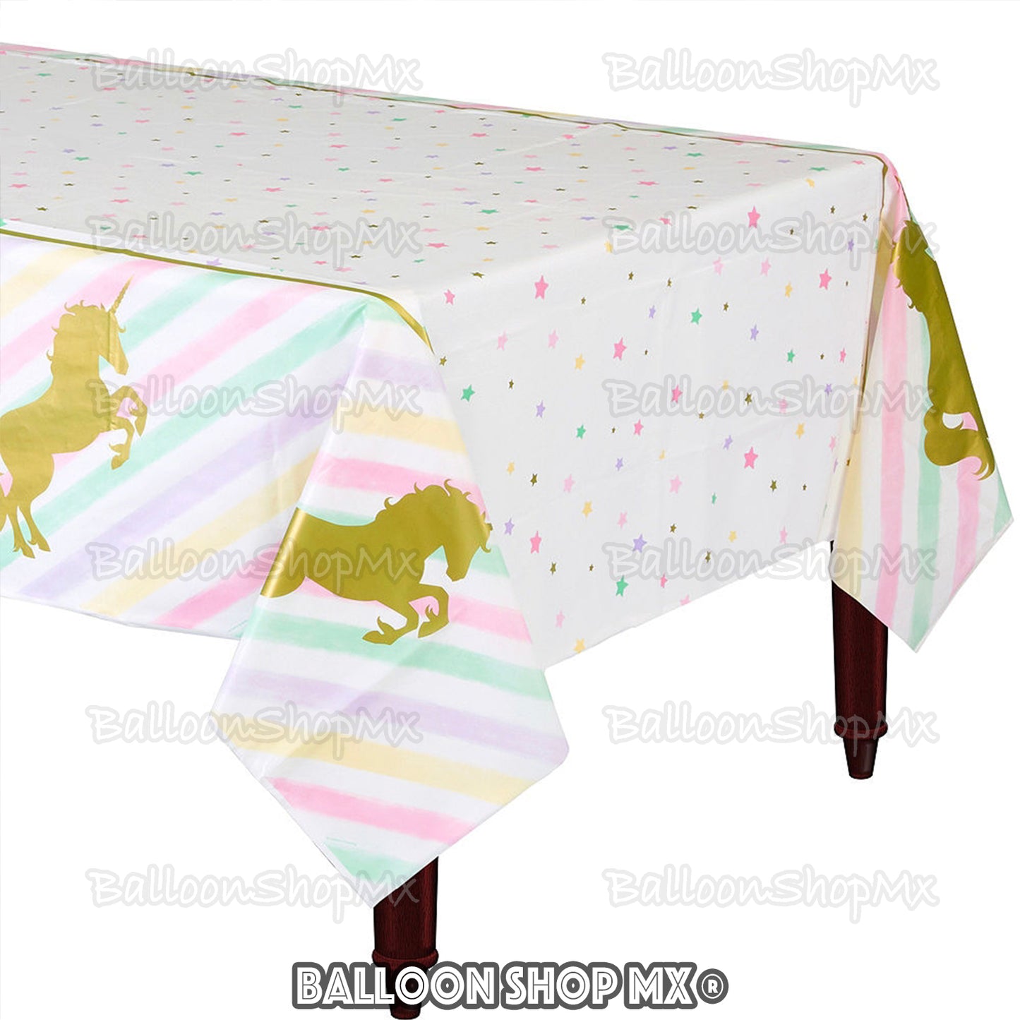 Mantel unicornio dorado