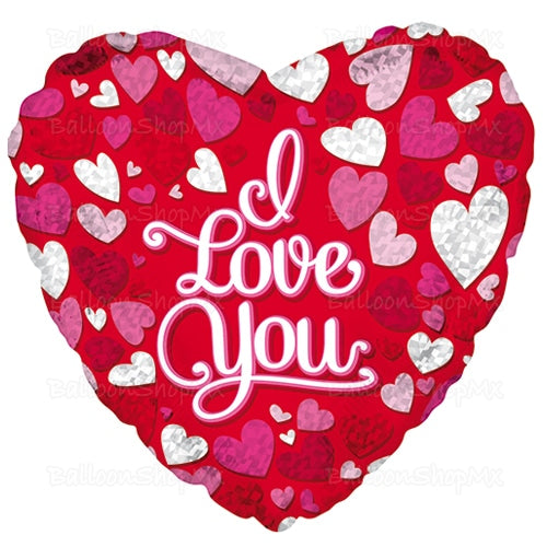 Corazones holográficos