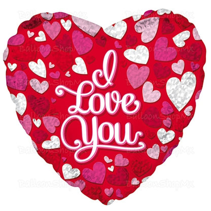 Corazones holográficos