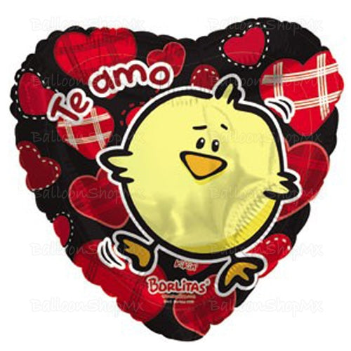 Corazón pollito "Te amo"