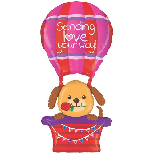 Aerostático gigante con perrito