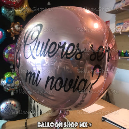 Esfera oro rosa 40 cm