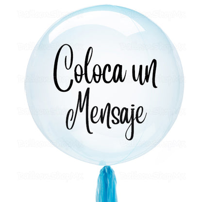 Mini burbuja azul 25 cm