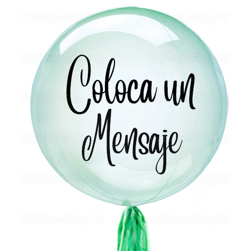 Mini burbuja verde 25 cm