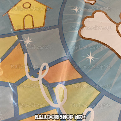 Bautizo vitrales azul