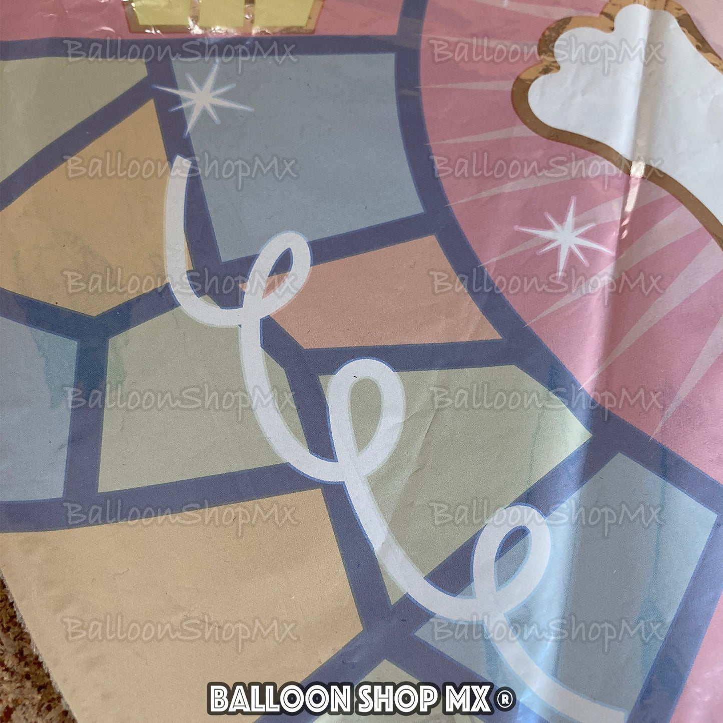 Bautizo vitrales rosa