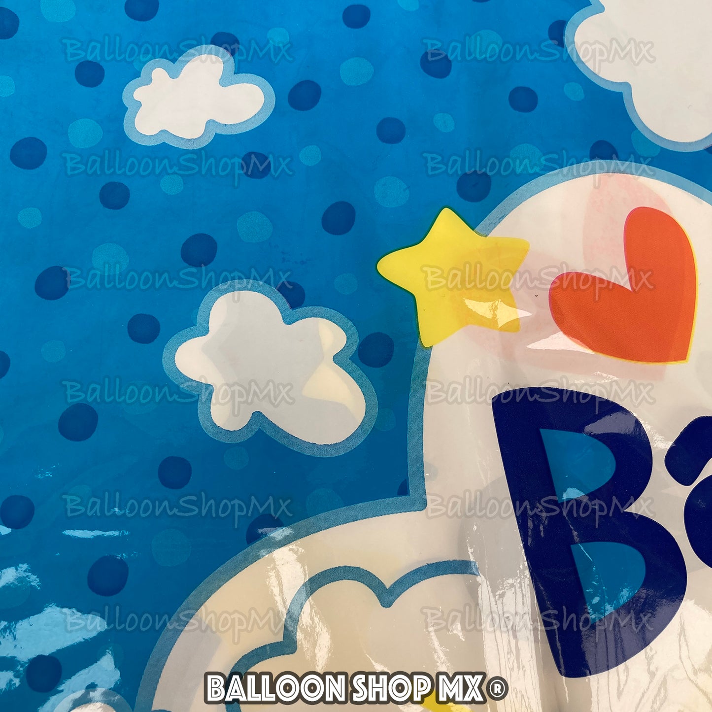 Bautizo angelito azul